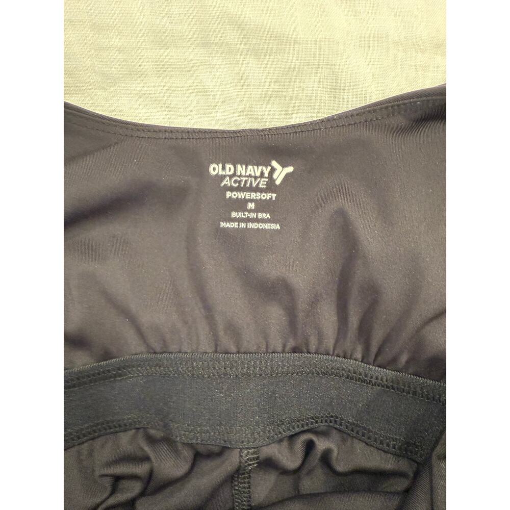 Old Navy Active Powersoft Built-in Bra Mini Dress Black Women's Size Medium - Picture 5 of 12